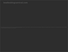 Tablet Screenshot of beatlesblogcarnival.com